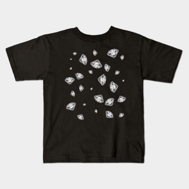 Pattern Diamonds Kids T-Shirt by k-creatif